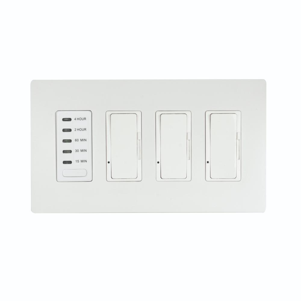 1 TIMER+3 DIMMER, COMPLETE, WH